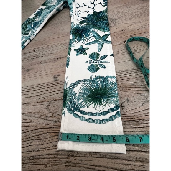 Roberto Cavalli Blue and White Straight Leg Jeans size 40 - Picture 13 of 14